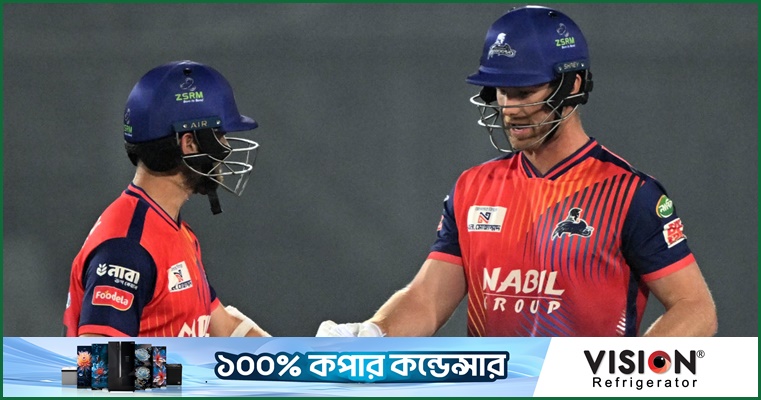 নিশাম-উইলিয়ামসনে ইনিংস মেরামত, রাজশাহীর চ্যালেঞ্জিং সংগ্রহ